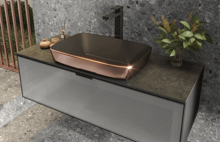 Dove lavabo,kaleseramik dove lavabo serisi,bronz lavabo,bronze lavabo,modern lavabo tasarimlari