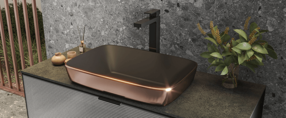 Dove lavabo,kaleseramik dove lavabo serisi,bronz lavabo,bronze lavabo,modern lavabo tasarimlari